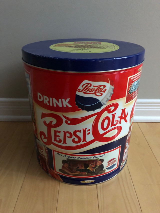 Grosse canne  Pepsi Cola (rare) dans Art et objets de collection  à Longueuil/Rive Sud