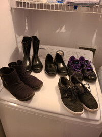 Various women's shoes and boots