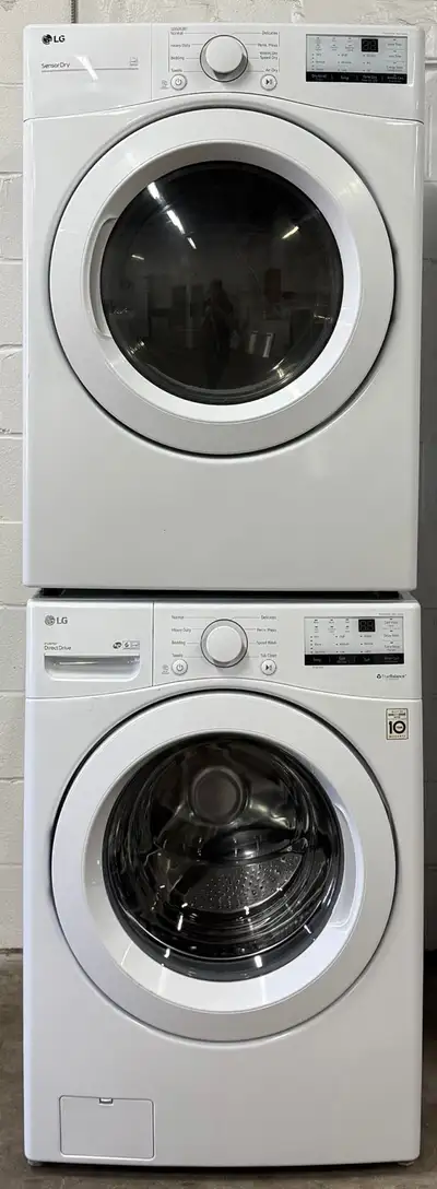 - Electric Stackable SET “LG” Washer / Dryer H39/W27/D30, View more