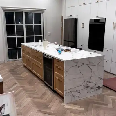 ⭐ LUXURY MITERED WATERFALL KITCHEN ISLAND COUNTERTOPS ⭐SALE, View more
