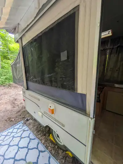 Jayco tent trailer, bought it last year kids want to use the tent instead. Trailer has a few issues...