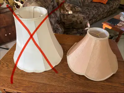abats jours de lampe comme neuve, View more