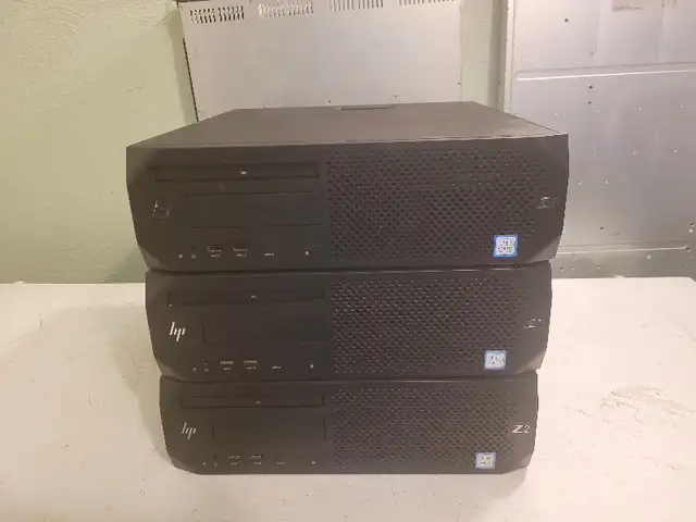 HP Z2 G4 SFF Xeon E-2144G 3.6/4.5GHz 16GB RAM 500GB SSD Intel UH in Desktop Computers in City of Montréal - Image 2