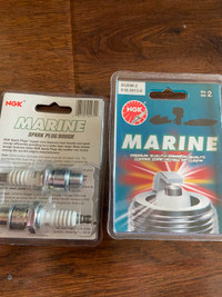 4 BRAND NEW NGK MARINE SPARK PLUGS BUHW-2 FOR MERCURY OUTBOARDS