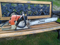 Used 1990's Stihl 044 RollomaticE Made in Germany with 25 Inch B