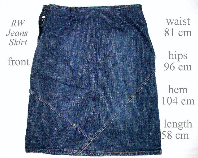Jeans Skirts, excellent, size 9 dark blue + size  5 faded blue in Women's - Bottoms in City of Toronto - Image 2