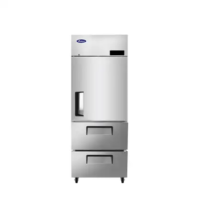 Atosa MBF8022GR 29" Single Door With Double Drawer Refrigerator, View more
