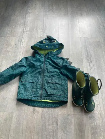 Manteau et bottes de pluie pour enfants 2T, View more