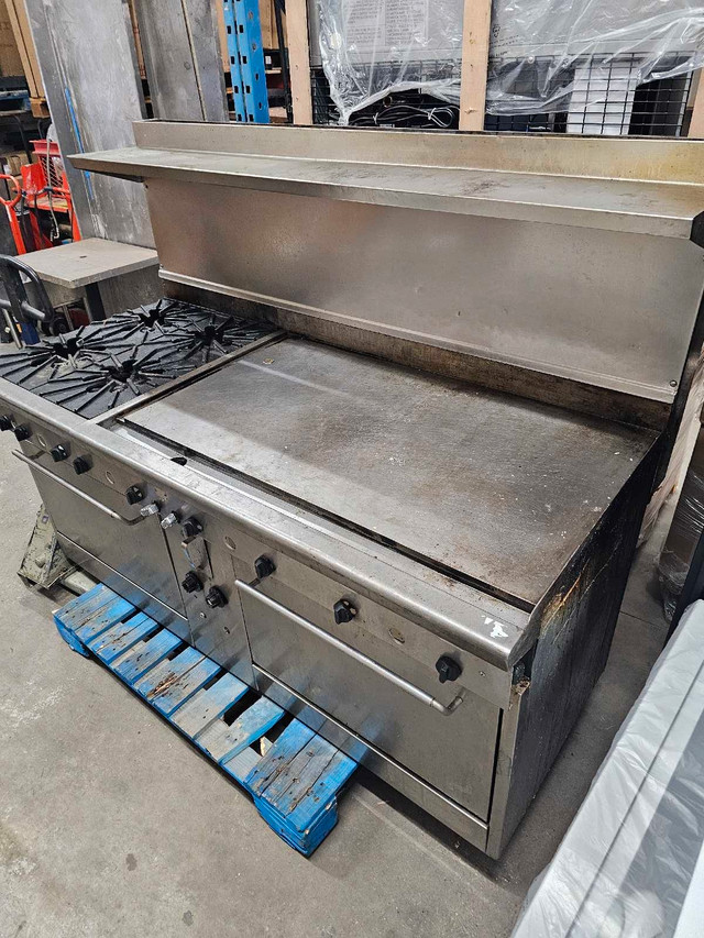 Quest stove/griddle/doubel oven! Save in Industrial Kitchen Supplies in Calgary - Image 3