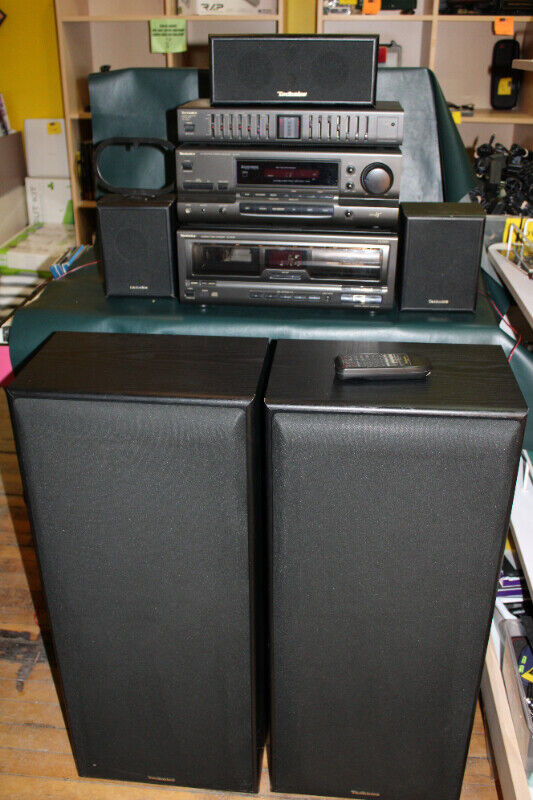 Technics Home Theatre Bundle With 60 Disc CD Changer for sale  