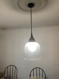 2 pendant lights 