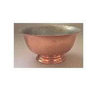 Coppercraft Copper Footed Bowl with Tin Lining