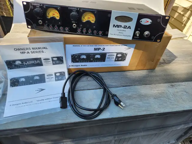 A-Designs Audio MP-2A Stereo Tube Mic Preamp in Stereo Systems & Home Theatre in City of Toronto - Image 2