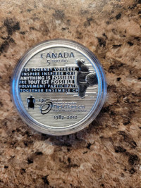 Rick Hansen 25 year coin