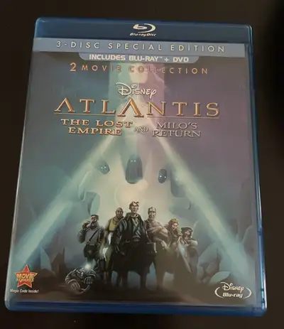 Disney Atlantis Blu Ray  3 Disc Edition , View more
