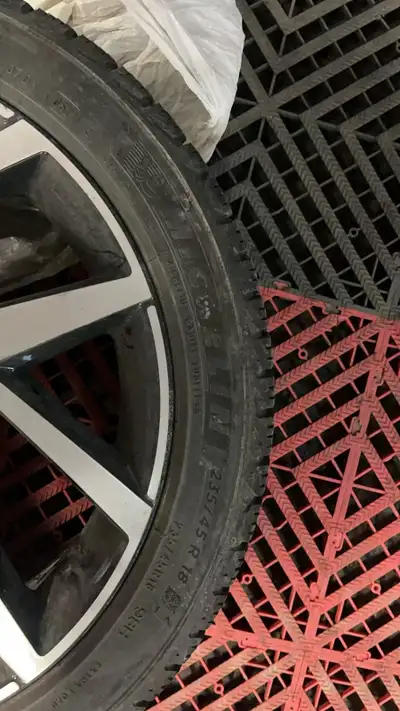 I'm selling a set of used winter tires and wheels, size 235/45R18. They provided great traction and...
