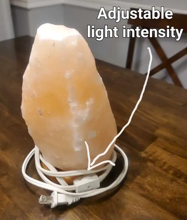Beautiful Big Himalayan Heavy Salt Lamp - $30 - in Orleans ON  in Indoor Lighting & Fans in Ottawa - Image 7