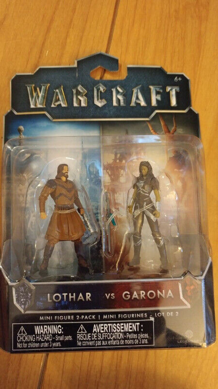 Warcraft Lothar VS Garona Mini Figure 2 Pack in Toys & Games in Mississauga / Peel Region - Image 2