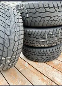 205/60R16x4 winter tires on rims. 