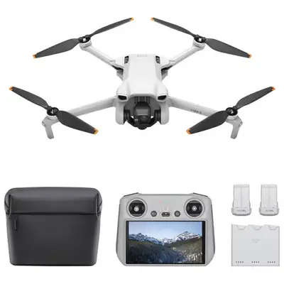 DJI MINI 3 Fly More Combo with remote with built in screen, View more