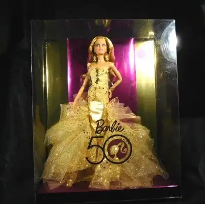 To celebrate this awesome event Robert Best has designed a beautiful 50th Anniversary Barbie Glamor...