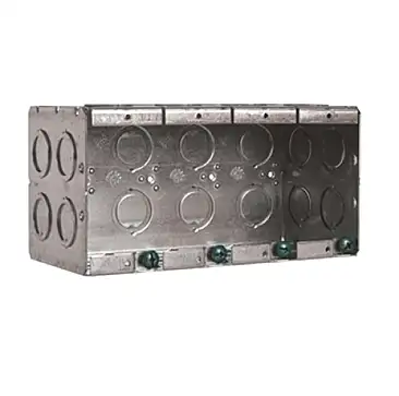 Metal 4 Gang Deep Electrical Masonary Box, View more