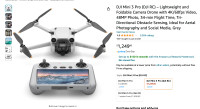 DJI   mini 3 pro drone with  flymore pack