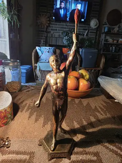 Olympic games torch bearer Statue, View more