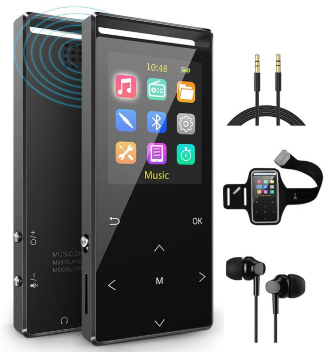 MP3 Player with Bluetooth 64GB,Sport Armband,Line-in rip Music, in iPods & MP3s in Mississauga / Peel Region