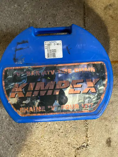 I'm selling a pair of used Kimpex ATV tire chains, designed to provide superior traction in snow and...