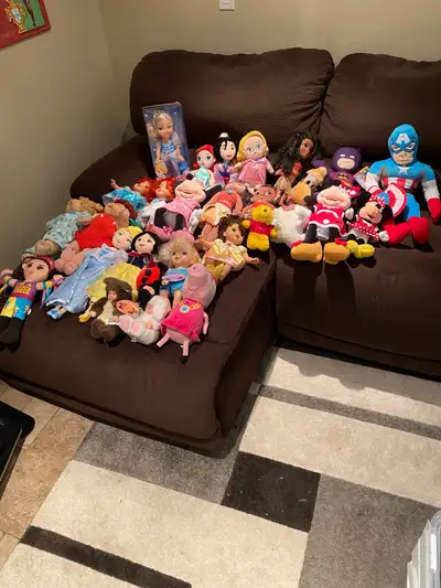 Disney Plush Dolls/Cabbage Patch kids , View more