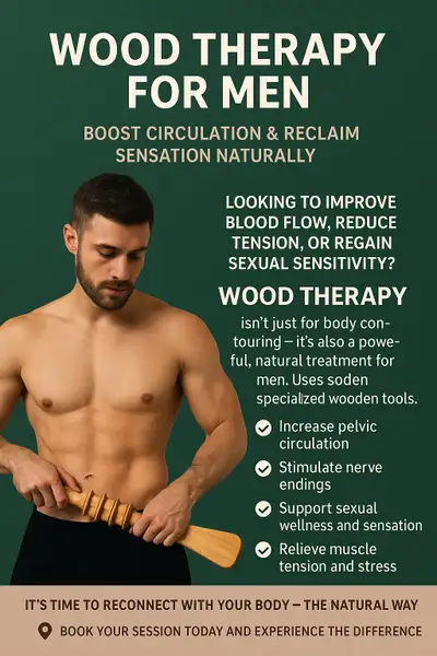 Combination lymphatic drainage, Massage and Wood Therapy, View more
