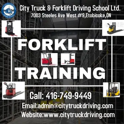 Forklift Training and License) Limited time offer.... , View more