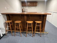 Bar and stools