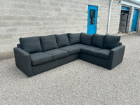 FREE DELIVERY• GREY MODERN LARGE SECTIONAL COUCH / SOFA BED
