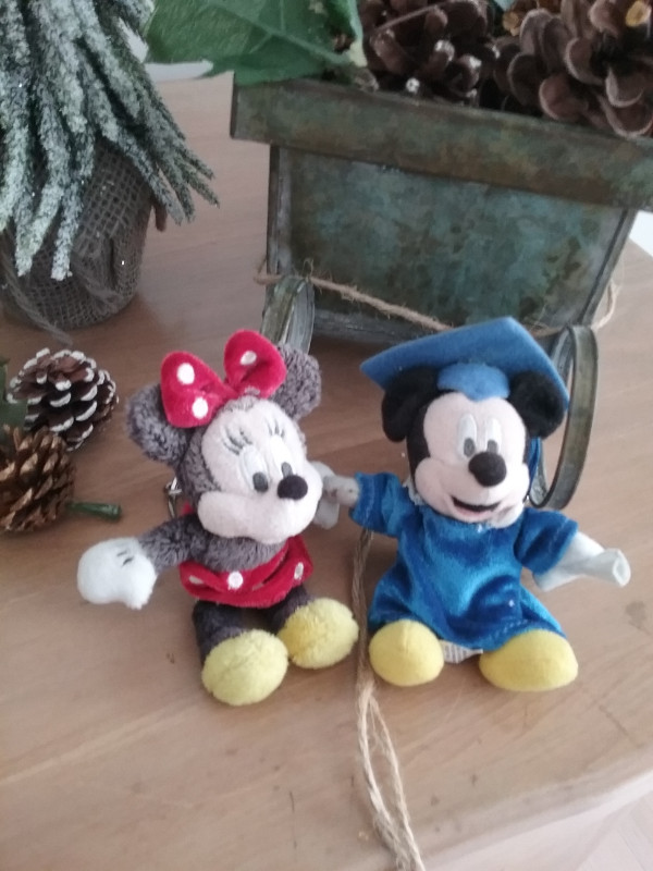 Porte clés (2) Personnages Disney Mickey € Minnie dans Art et objets de collection  à Ville de Québec