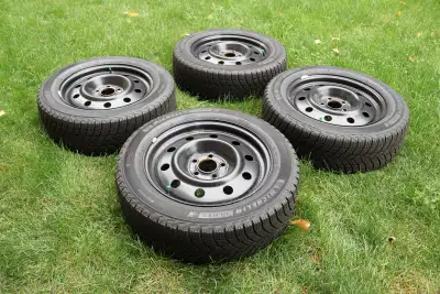 PRICE NEGOTIABLE. Message with your offer! Tires and rims used for less than 3 months' time. Authent...