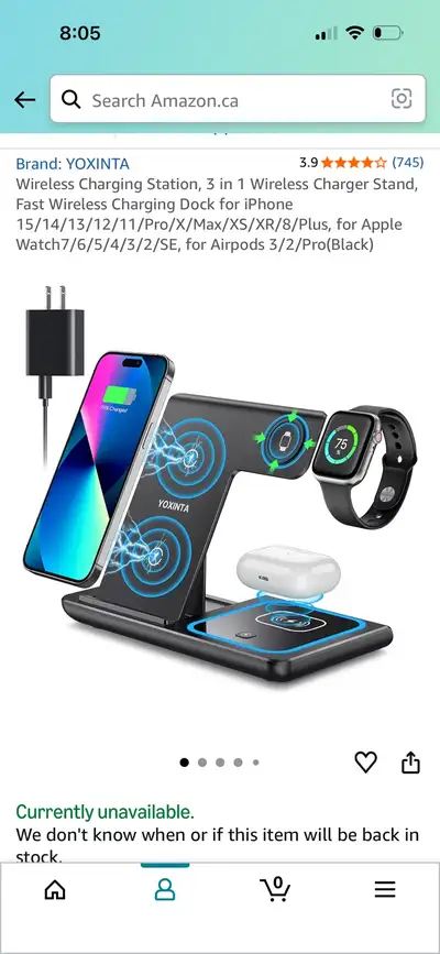 Yoxinta 3-in-1 wireless charger, View more