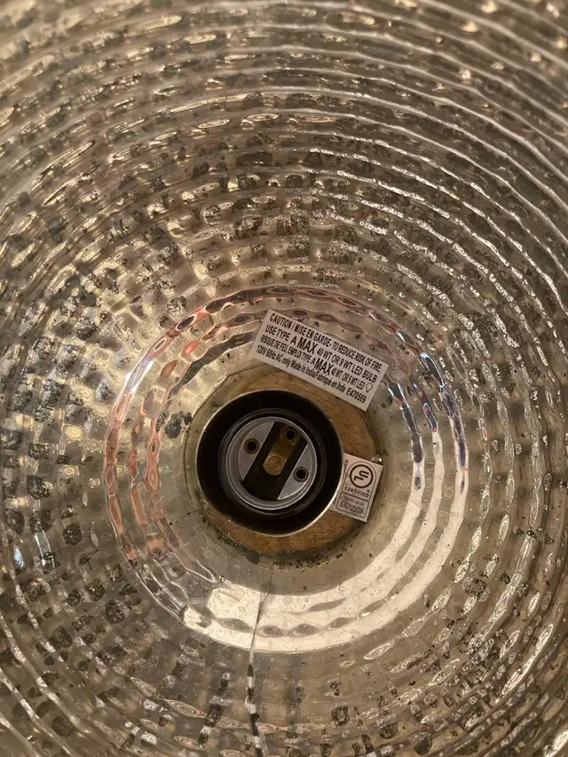 Glass and Wood Table Lamp - New* in Indoor Lighting & Fans in City of Toronto - Image 5