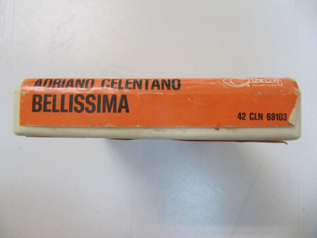 Classic Adriano Celentano Bellissima Stereo 8 Track Tape Cir1974 in Arts & Collectibles in Mississauga / Peel Region - Image 4