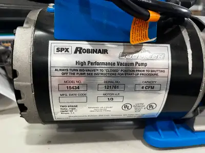 Selling my high end, high performance vacuum pump. Barely used almost new. Used only once or twice....
