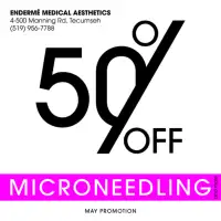 50% Off Aesthetic Services - May Promotions