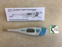 Vicks SpeedRead Digital Thermometer MINT / LIKE NEW