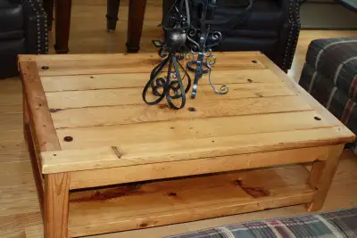 Mexican Pine Cocktail Table, View more