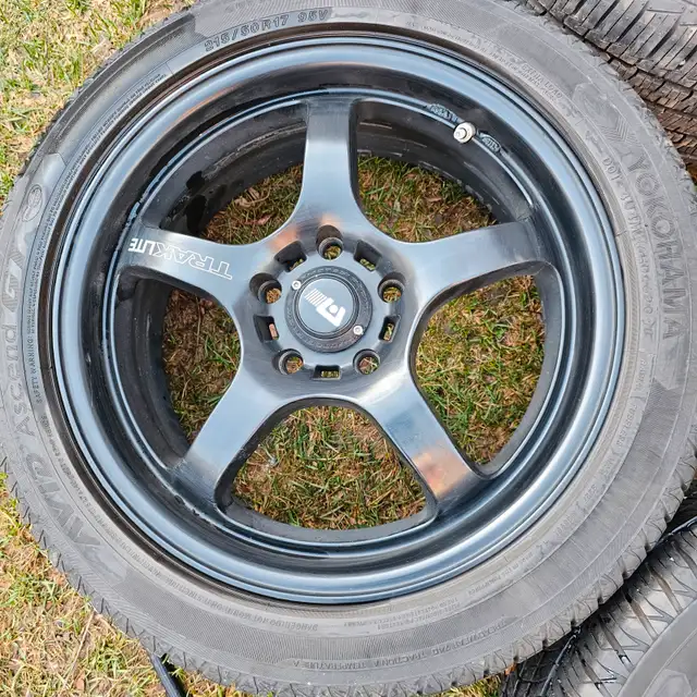 215/50/17 all season tires with Motegi Traklite Mr131 light weig in Tires & Rims in Markham / York Region - Image 5