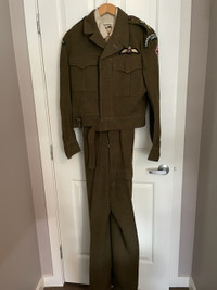 Canadian Intelligence Corps Korean War Uniform Battle Dress 1951