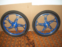FYX BMX Rims 20" Aluminum Rims Wheels Old School Rare & Tires