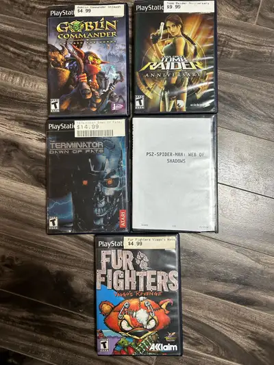 Jeux PlayStation 2 variés à 15$ chaque , View more