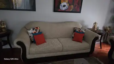 Love seat and Sofa in great condition, View more