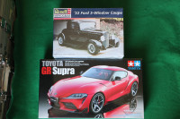 2019 Toyota GR Supra, 1:24, 1932 Ford Coupe,1:25, NEW Model Kits